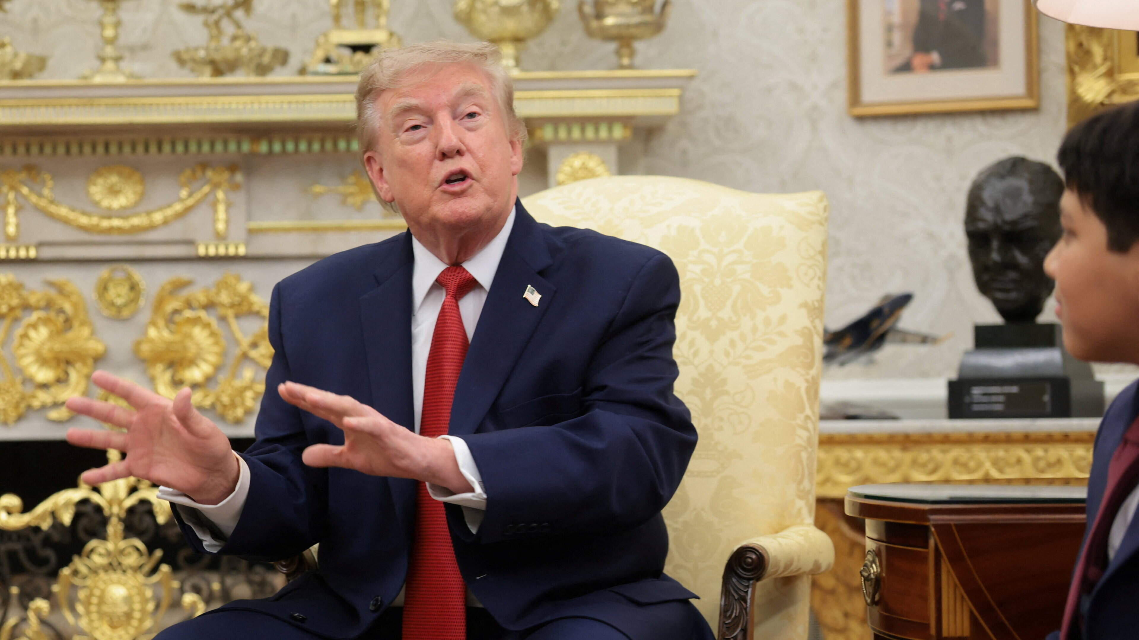 Trump says no talks planned with Iran, Tehran says Strait of Hormuz still shut